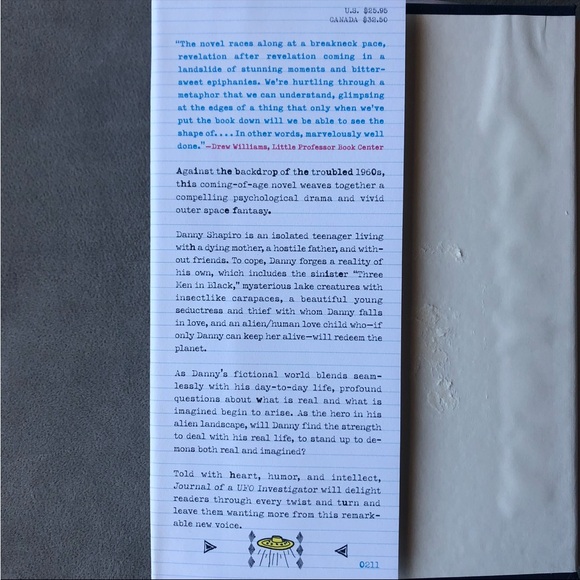 Journal of a UFO Investigator ~ David Halperin ~ Hardcover ~ Young Adult - Picture 3 of 7